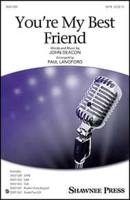 You're My Best Friend SATB choral sheet music cover Thumbnail
